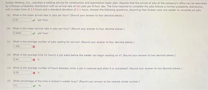 please help solve part C, D, E Gubser Welding,