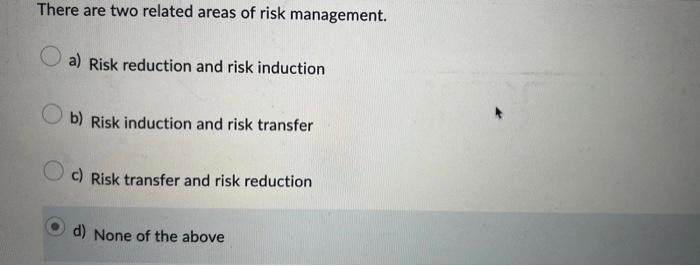 both c and d are wrong! There are two related