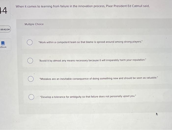 When it comes to learning from failure in the