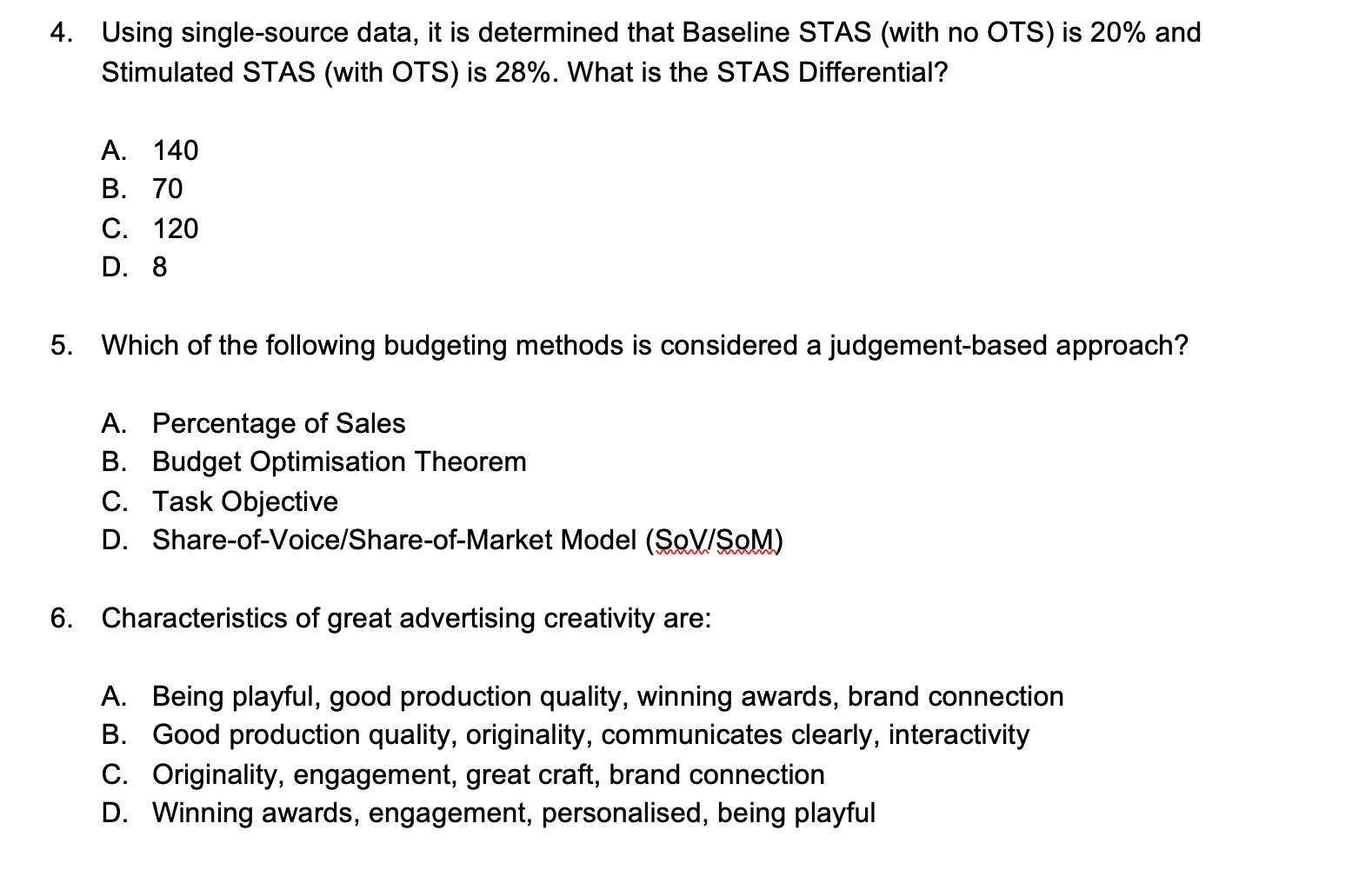 4. Using single-source data, it is determined