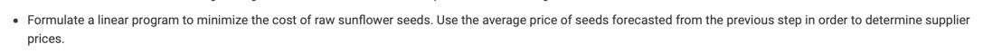 Pls do linear programming on excel and explain