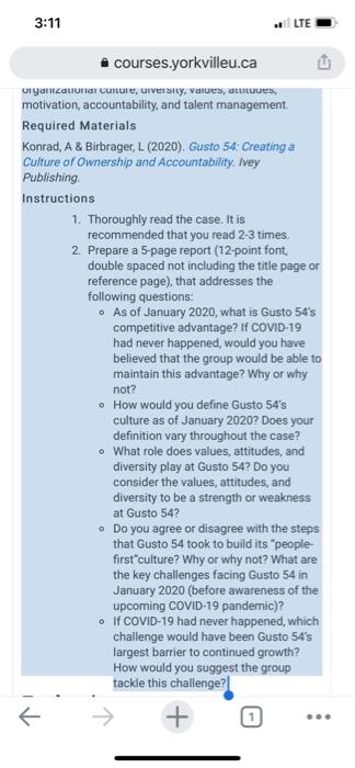 Description This assignment requires students to