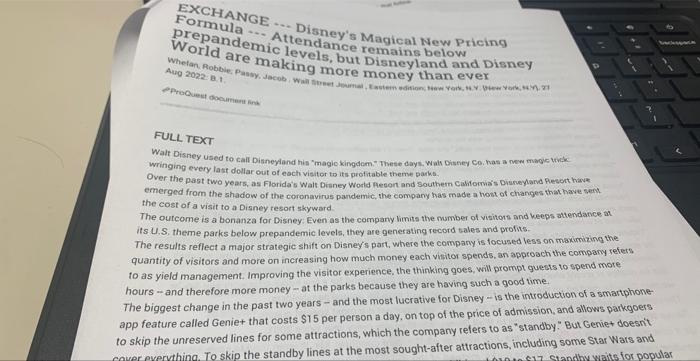 asap pls EXCHANGE Disney's Magical New Pricing