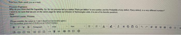 Your besc, Kate, sendi yoe an e-mail: Process