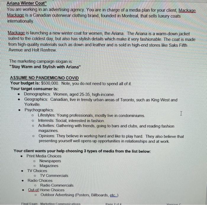 ASSUME NO PANDEMIC/NO COVID Your budget is: