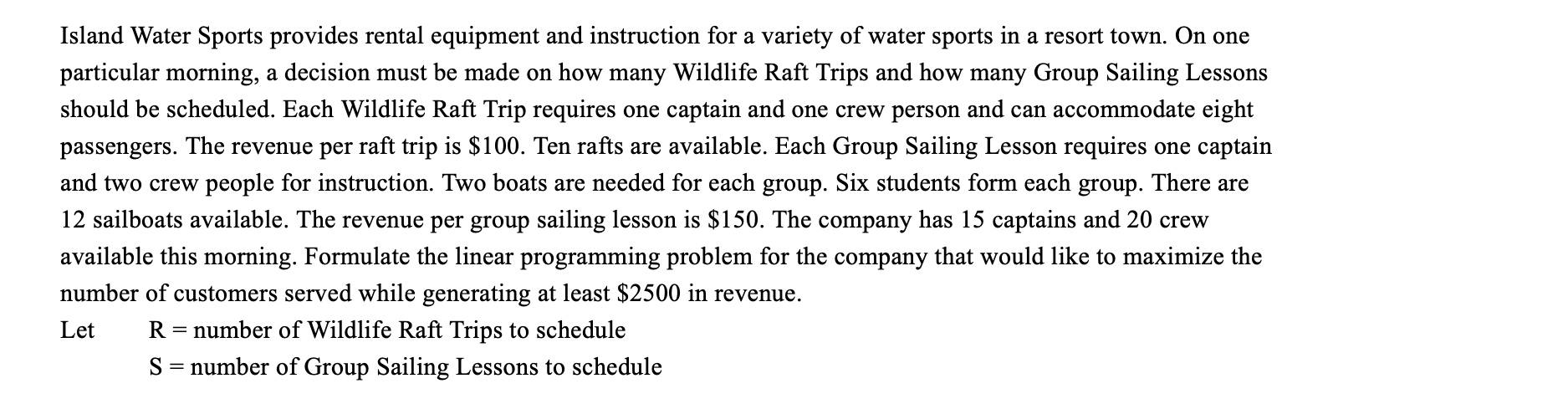 Island Water Sports provides rental equipment and