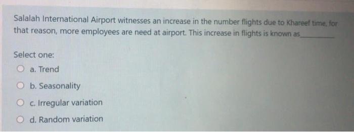 Salalah International Airport witnesses an