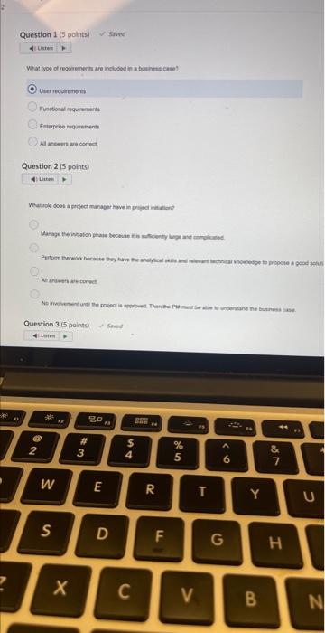 can someone pls help What type of requenerits are