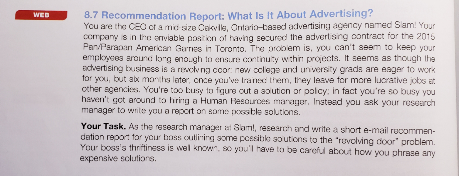 8.7 Recommendation Report: What Is It About