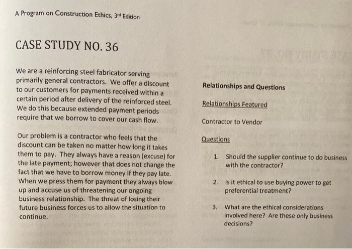 please read the case study and procide a 100 word