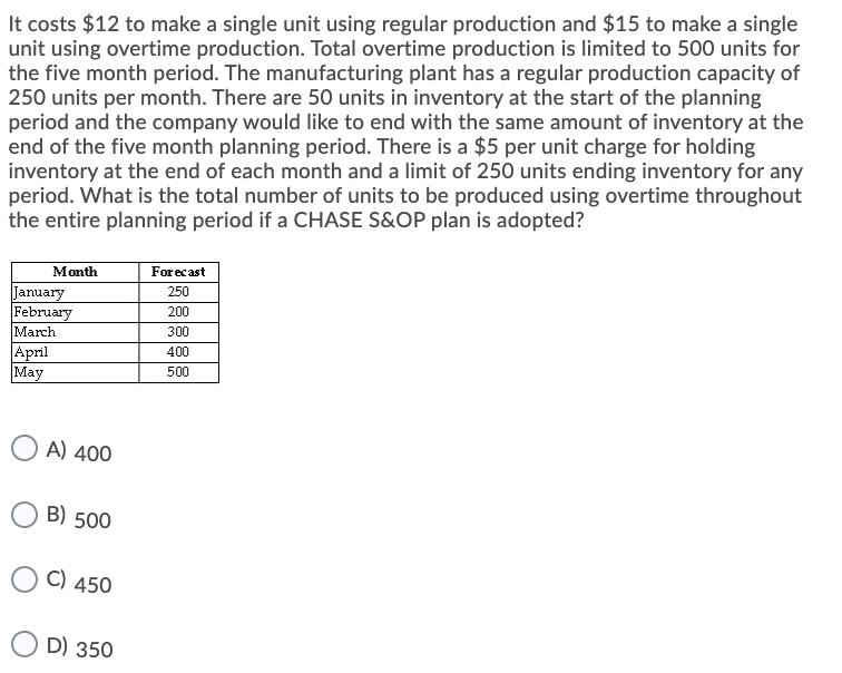 please show work It costs $12 to make a single