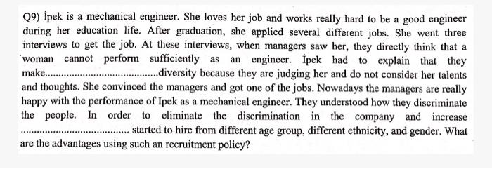 please read the givencase in detail, try to