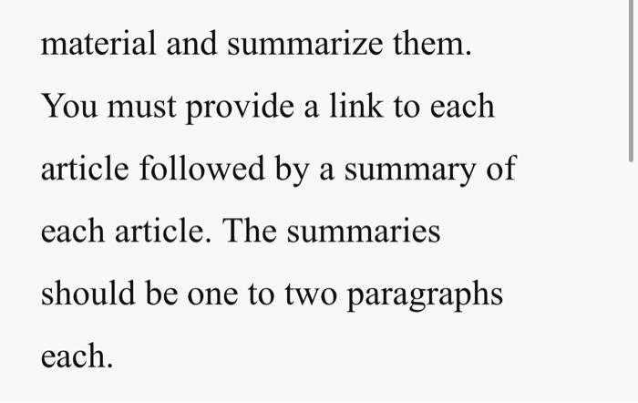 Thank you! please provide the link and summary