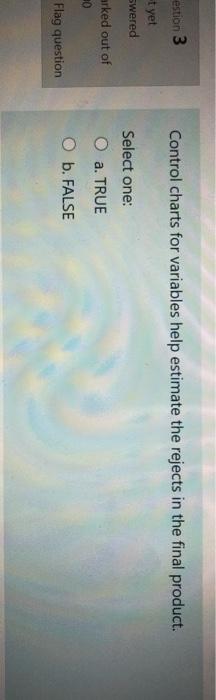 estion 3 Control charts for variables help