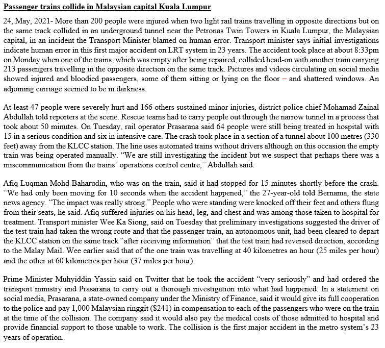 Q1: Discuss how the above incident relates to the