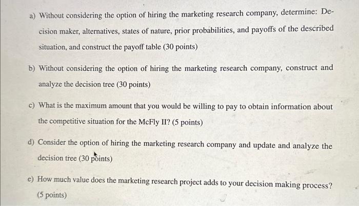 answer question A, B, C, and D For this case