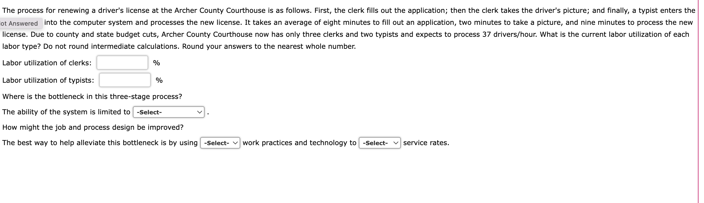 labor type? Do not round intermediate