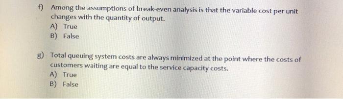 please answer all of the following a) The risks