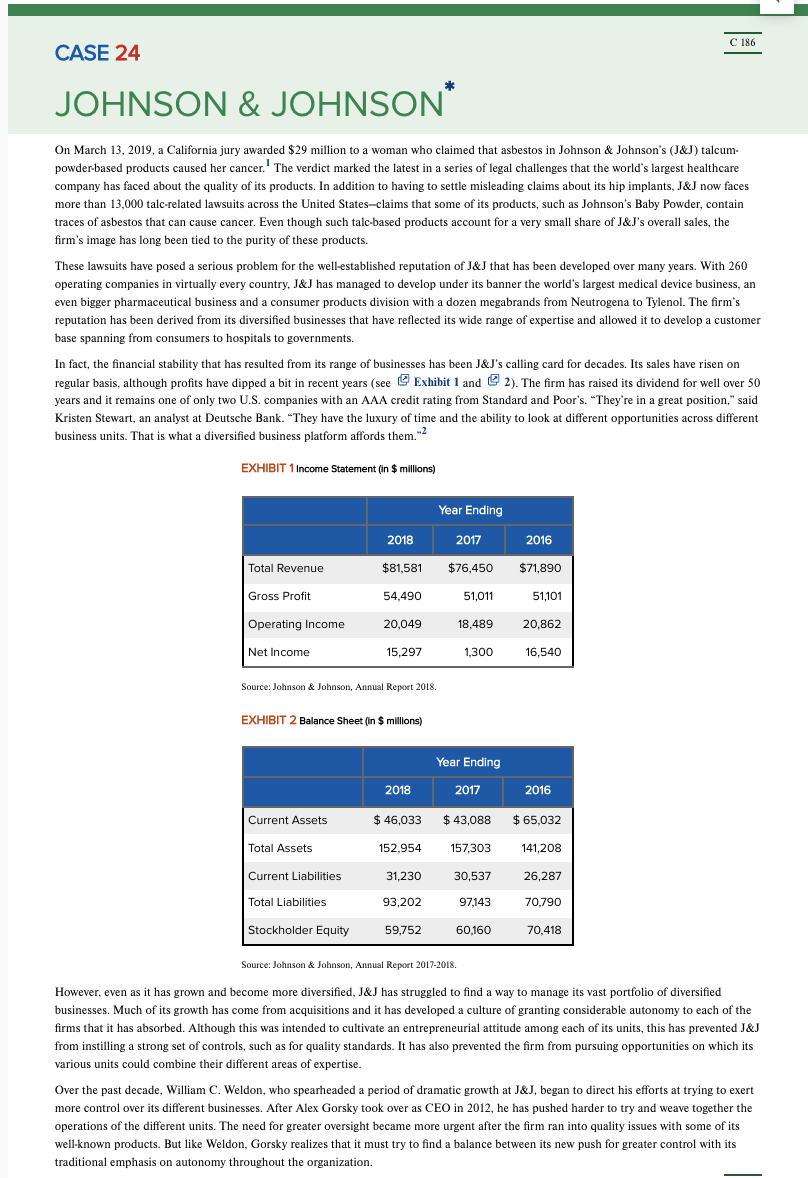 Identify and discuss the diversification efforts