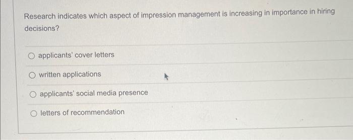 Research indicates which aspect of impression