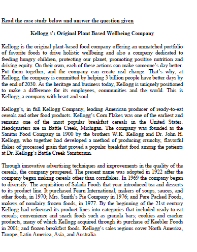 Read the case study below and answer the question