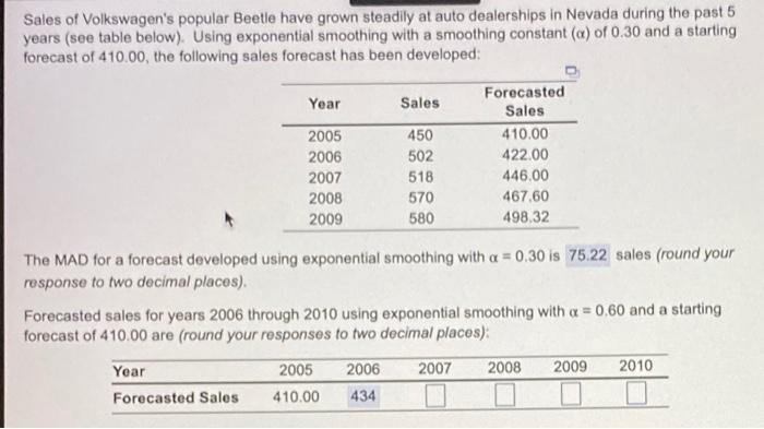 How do I work out the rest of the forecasted