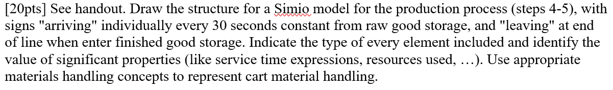 [20pts] See handout. Draw the structure for a