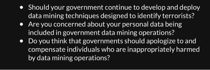 Should your government continue to develop and