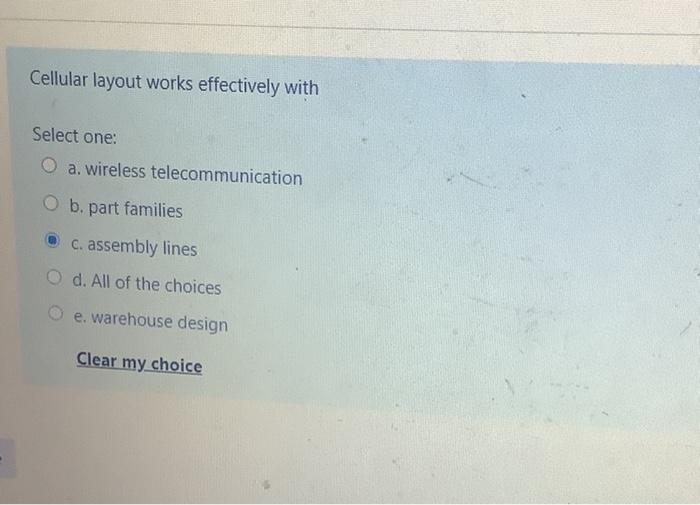 Cellular layout works effectively with Select