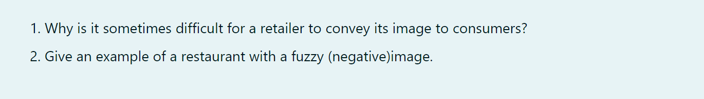 1. Why is it sometimes difficult for a retailer