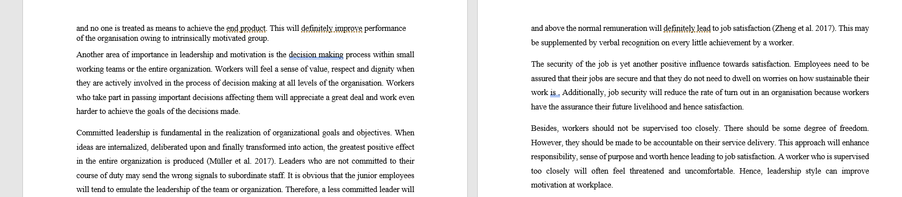 Question: Write a Underlying/Underpinning Theory