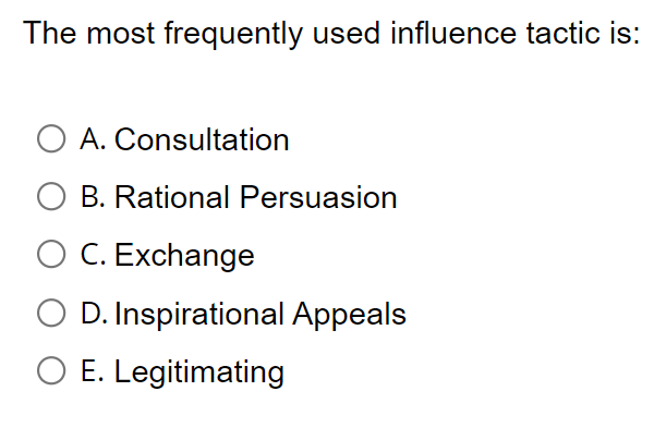 Impression management is A. a type of