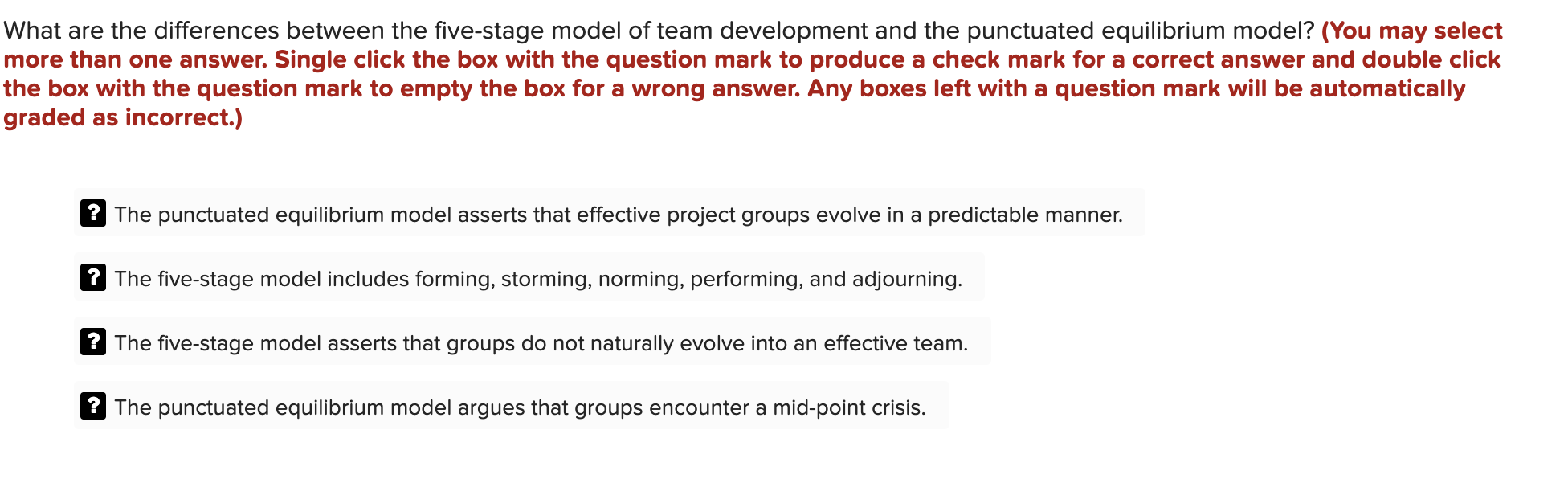 What are the differences between the five-stage