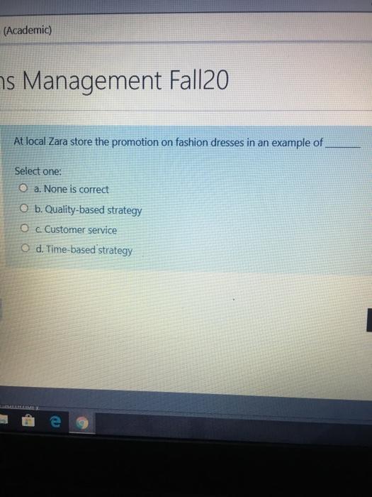 elear (Academic s Management Fall20 In Weighted