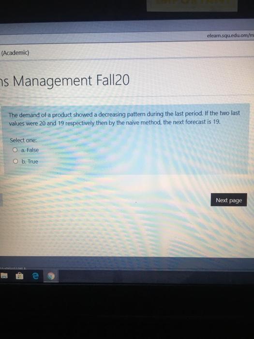 elear (Academic s Management Fall20 In Weighted