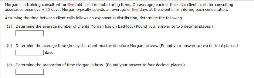 Morgan is a training consultant for five