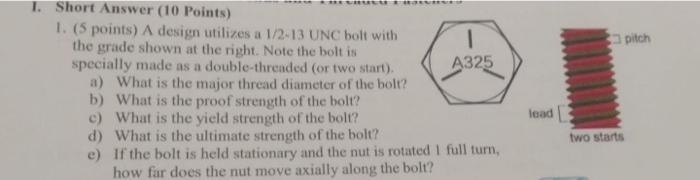 please answer this asap 1. Short Answer (10