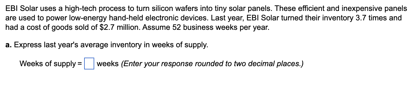 EBI Solar uses a high-tech process to turn