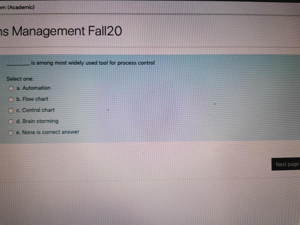 em (Academic) ns Management Fall20 is among most