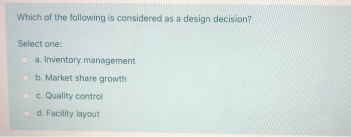 In a Job-Shop processing system, it generally