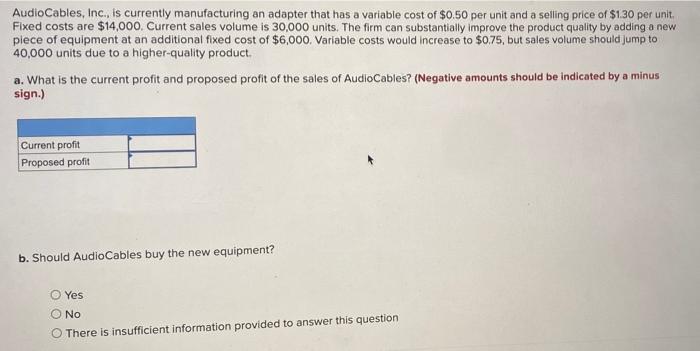 Audio Cables, Inc. is currently manufacturing an