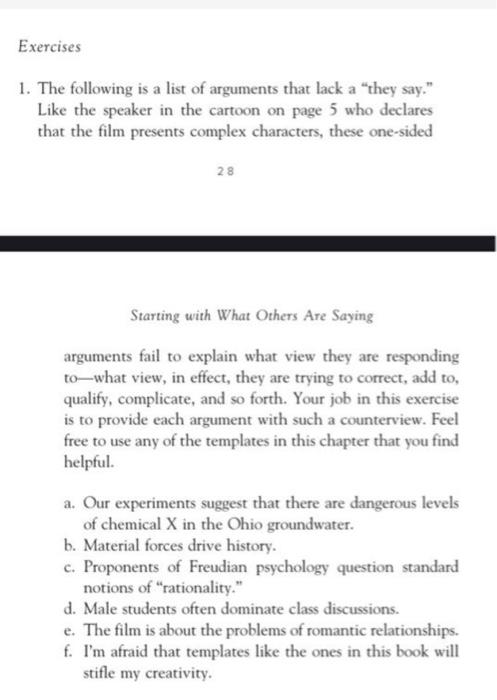 please do all exercise 1 questions and write a