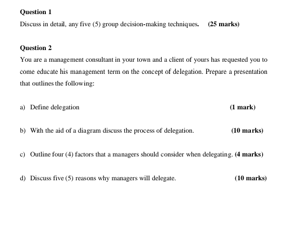 This is a question from Principles of Management