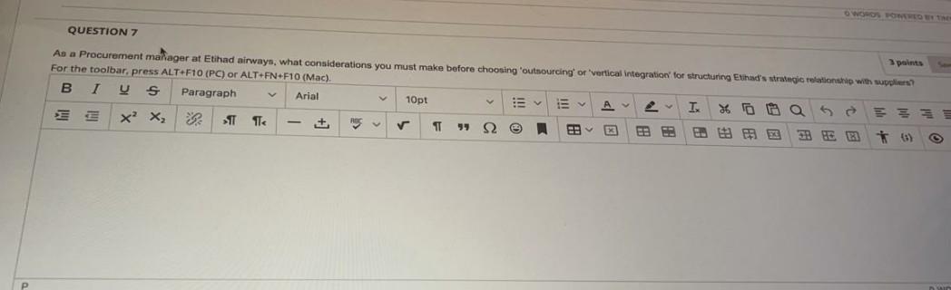 Course: Supply Chain Management . . Note: Please