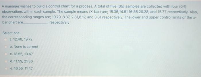An operation in a company produces 500 units in a