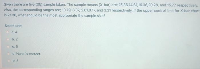 An operation in a company produces 500 units in a