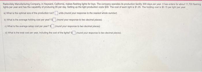 Radovisky Manutacturing Company, in Hayward,