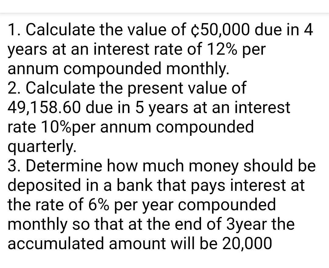 Please the answer to questions are not