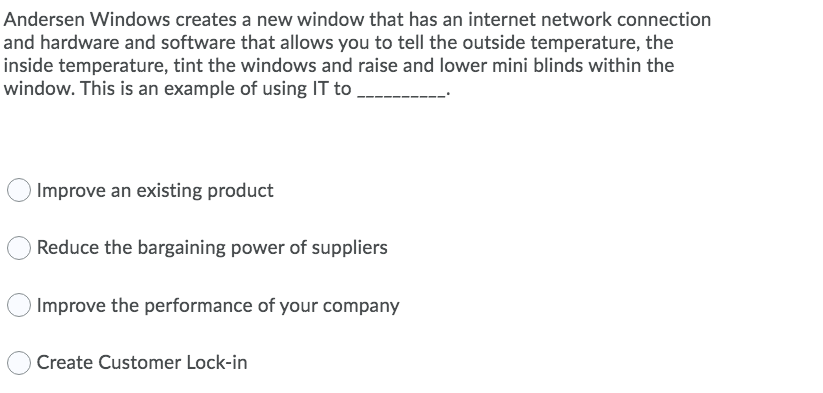 Andersen Windows creates a new window that has an