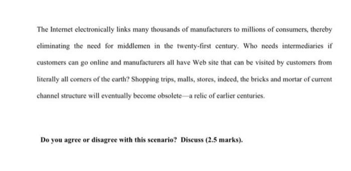 The Internet electronically links many thousands